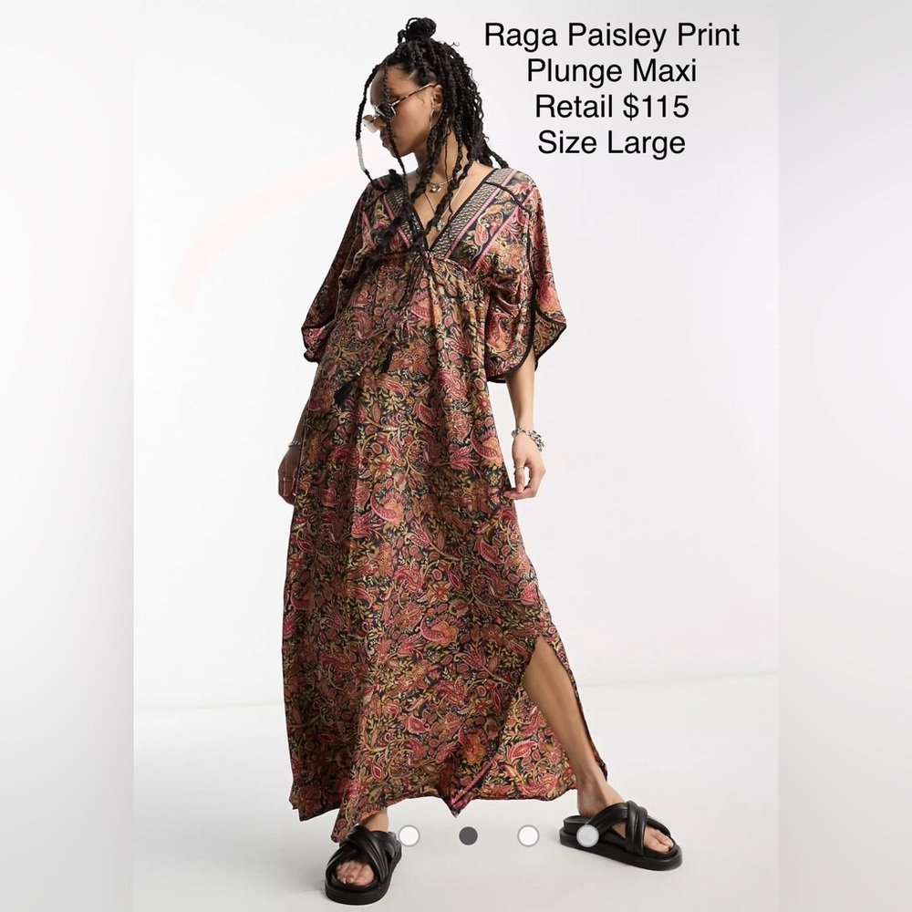Raga Paisley Print Maxi Dress